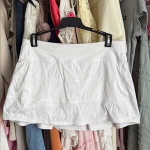 Lululemon White Tennis Skirt